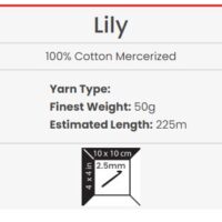 ⁦חוט כותנה לילי - Lily⁩ – תמונה ⁦2⁩