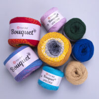 ⁦חוט כותנה לסריגה בוקט יוניקולור - BOUQUET UNICOLOR⁩ – תמונה ⁦4⁩