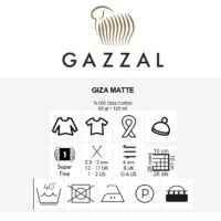 ⁦גיזה - חוט כותנה של גאזל - GIZA MATE BY GAZZAL⁩ – תמונה ⁦2⁩